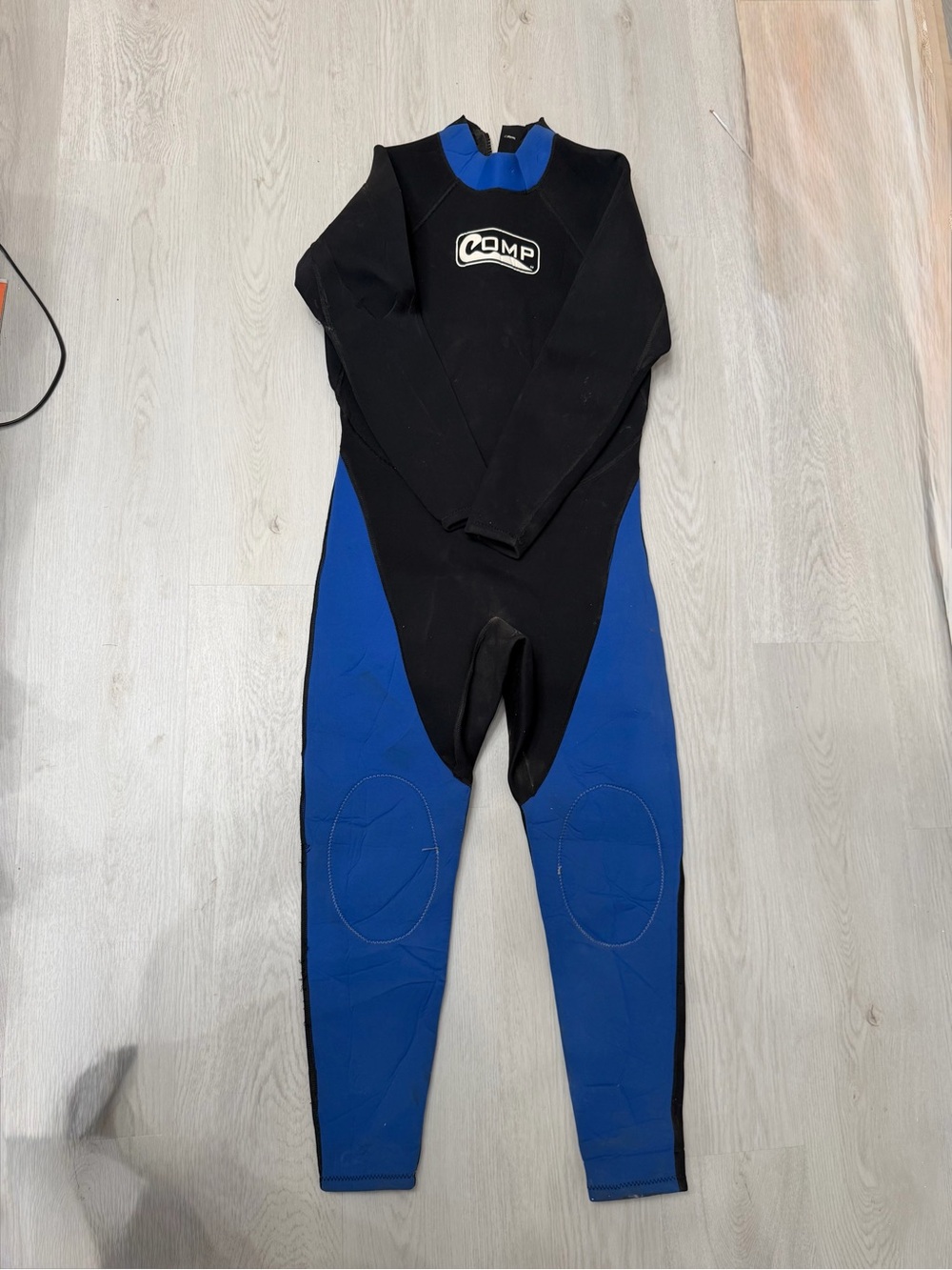 Kids Black & Blue Full Wetsuit One Piece